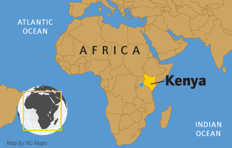 Kenya Kids Map Ga 