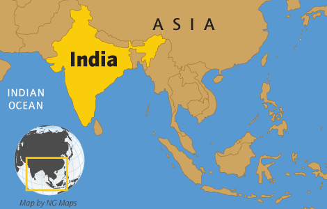 India Facts - Map of India