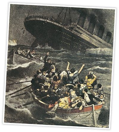 Titanic facts - ship sinking 