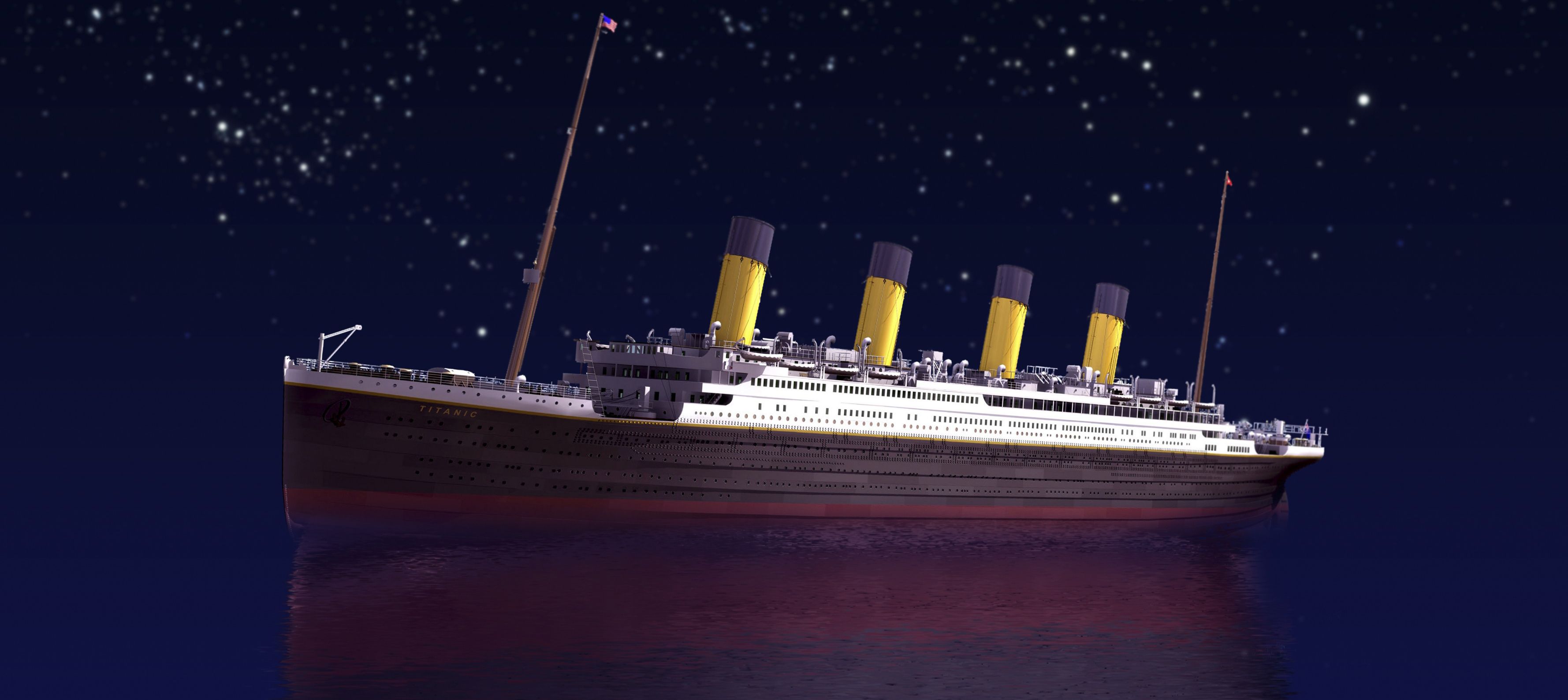 titanic after sinking