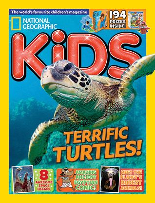 National Geographic Kids magazine: chimp cover