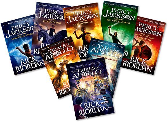 The Trials of Apollo and Percy Jackson books
