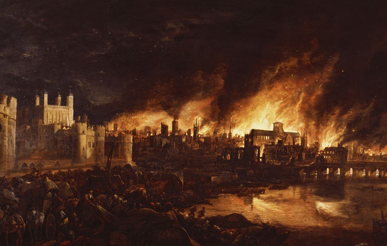 Great Fire of London Facts - London's burning