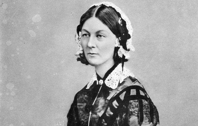 International Women's Day: black and white photograph of Florence Nightingale