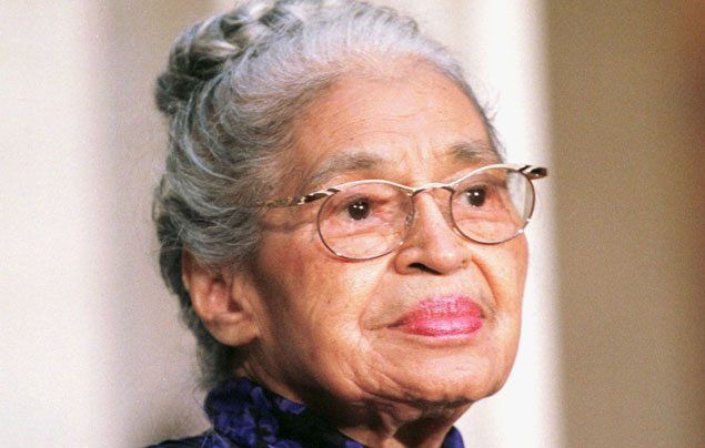 International Women's Day: picture of an elderly Rosa Parks