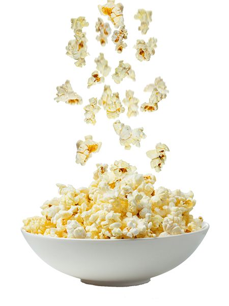 Popcorn in a bowl