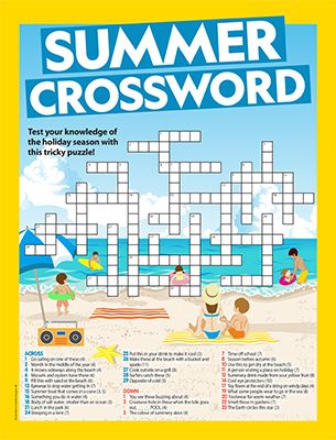 Summer Crossword Primary Resource Small Image