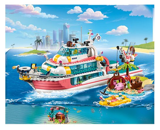 Lego friends discount sea turtle rescue