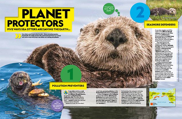 National Geographic Kids magazine inside pages