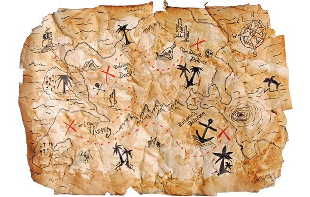 real old treasure map