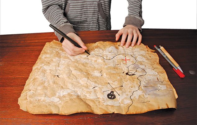 How to make a treasure map