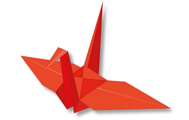 Origami for kids: crane