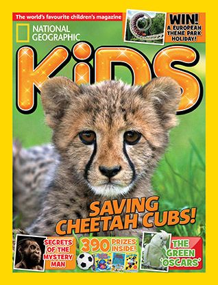 National Geographic Kids magazine: cheetah cover