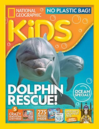 National Geographic Kids magazine: dolphin cover