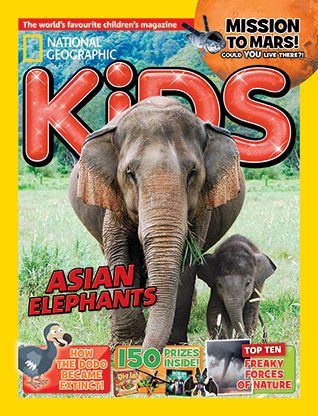 National Geographic Kids magazine: elephant cover