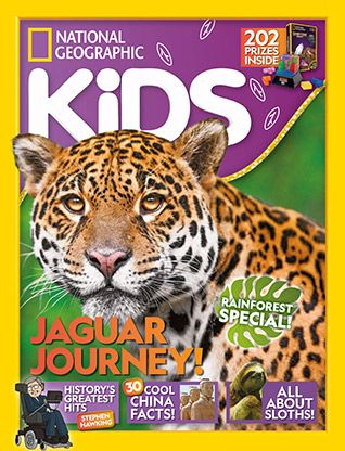 National Geographic Kids magazine: jaguar cover