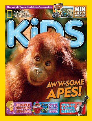National Geographic Kids magazine: orangutan cover