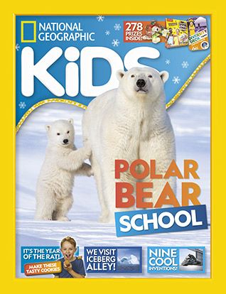 National Geographic Kids magazine: polar bear cover