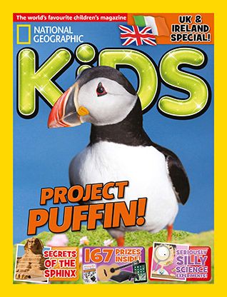National Geographic Kids magazine: puffin cover