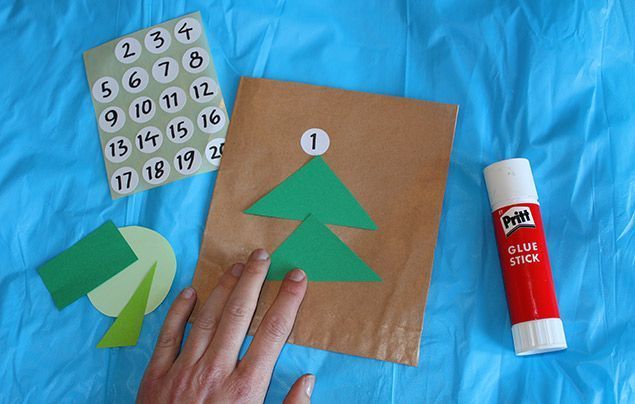 how to make an advent calendar | decorate the bags
