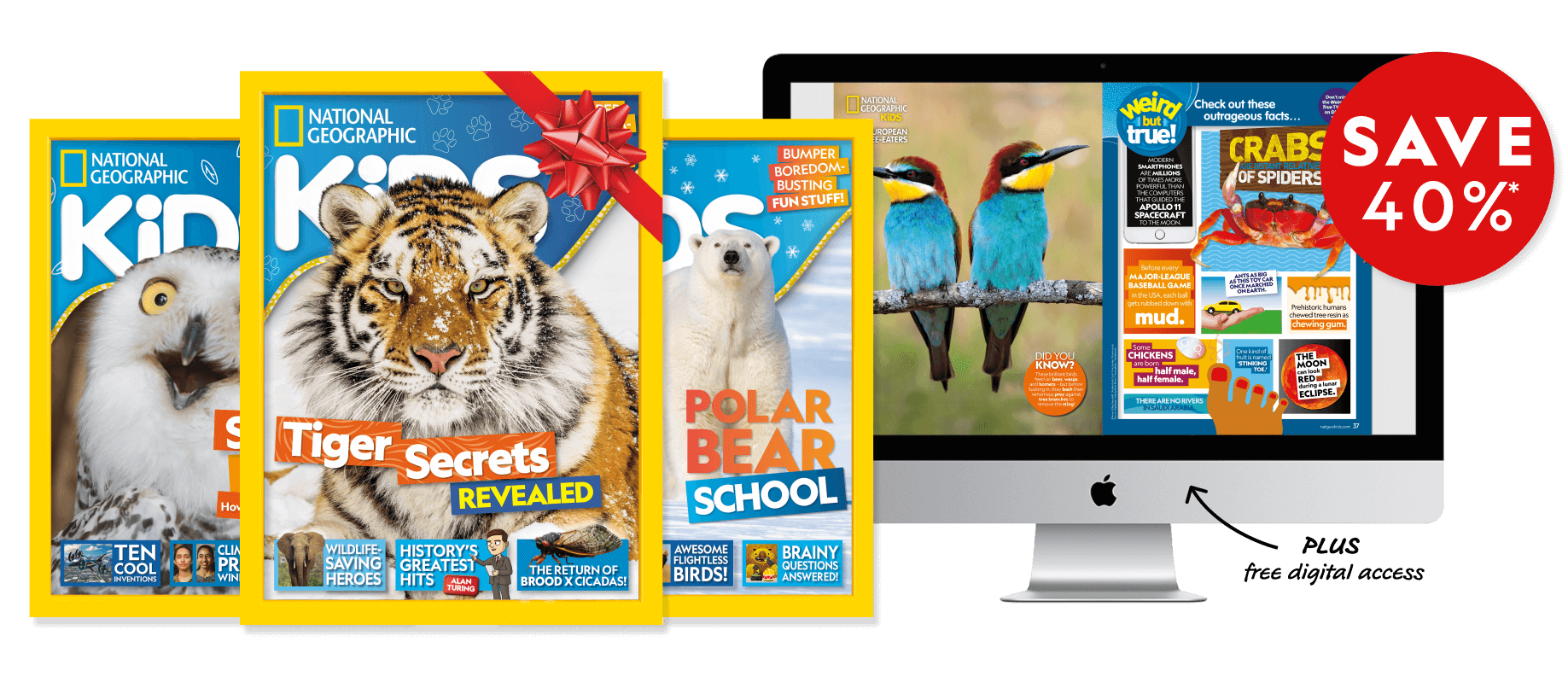 Have a wild Christmas with a National Geographic Kids magazine subscription