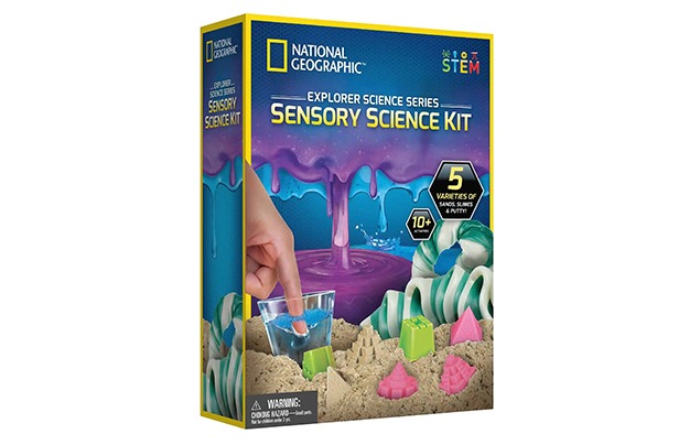 christmas gift guide | a box containing the Explorer Science Series Sensory Science Kit