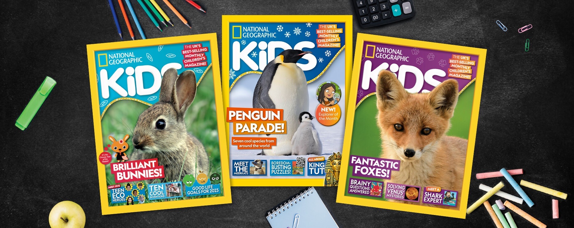 Inspire curiosity in your classroom with a <br>National Geographic Kids subscription</br>