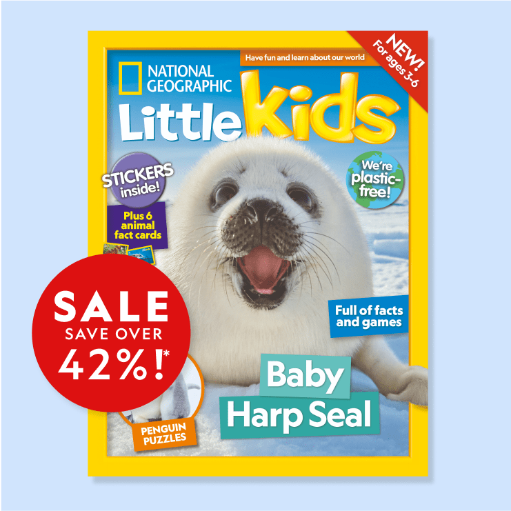 Nurture their love of learning<br/>
<span>with a National Geographic Little Kids subscription</span>