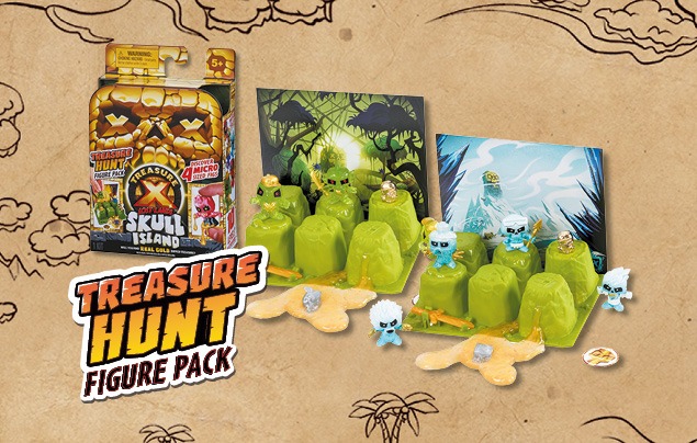 Treasure X Lost Lands Skull Island Treasure Hunt Figure Pack, 10