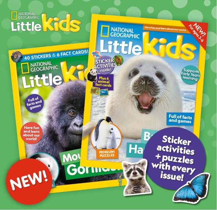 Nurture their love of learning<br/>
<span>with a National Geographic Little Kids subscription</span>