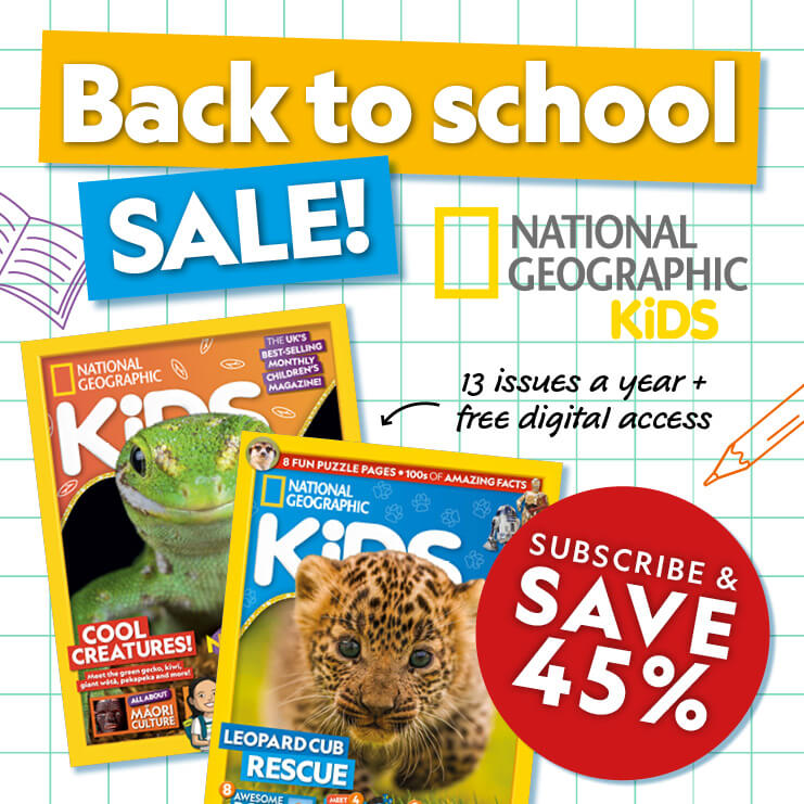 Back to School is cool with <br>a National Geographic Kids magazine subscription</br>