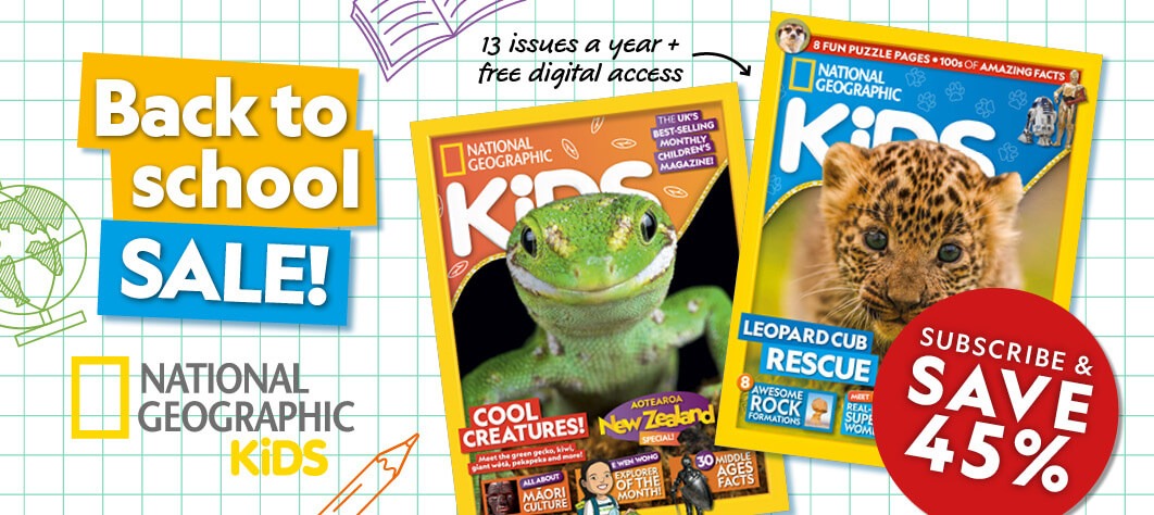 Back to School is cool with <br>a National Geographic Kids magazine subscription</br>