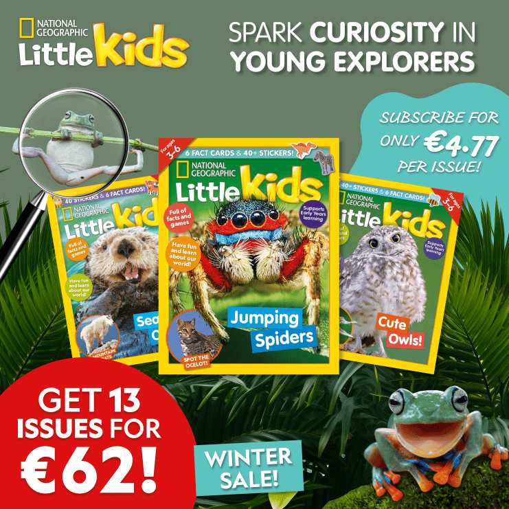 Kickstart early learning with a National Geographic Little Kids subscription