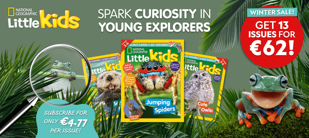 Kickstart early learning with a National Geographic Little Kids subscription