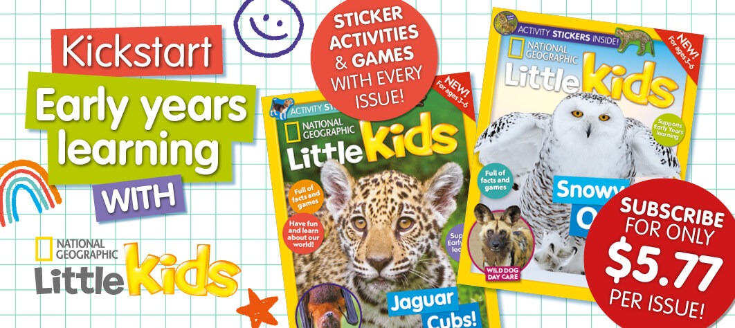 enhance key skills in numeracy, literacy and more!<br>With a Nat Geo Little Kids subscription