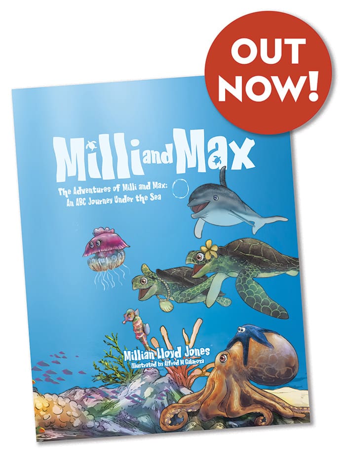 A packshot of the Milli and Max book.