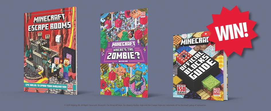 WIN an epic Minecraft book bundle!