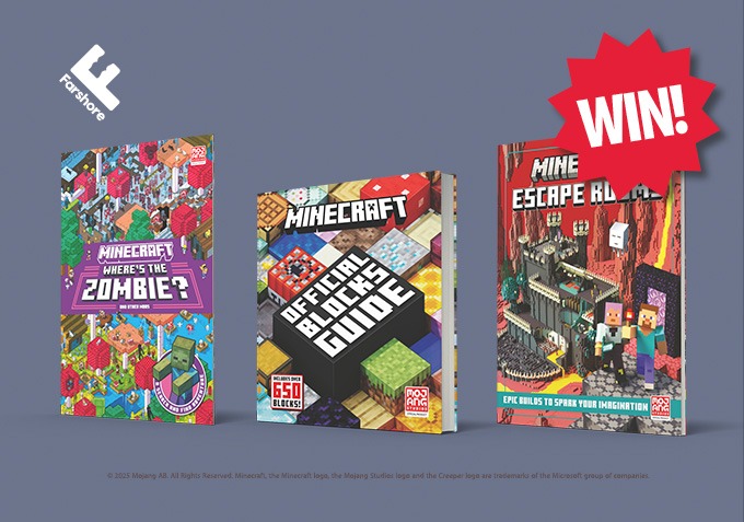WIN an epic Minecraft book bundle!