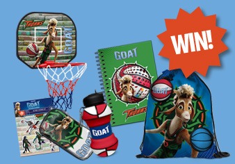 Win a bundle of epic GOAT the movie goodies!