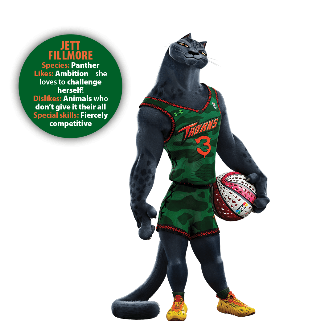 Jett from GOAT and his character profile