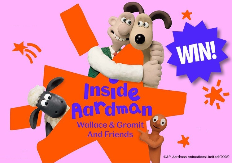 WIN Aardman exhibition tickets and goodies!