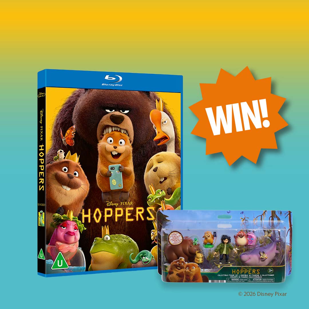 Image of Disney Pixar's Hoppers DVD and Disney and Pixar's Hoppers Figurine set