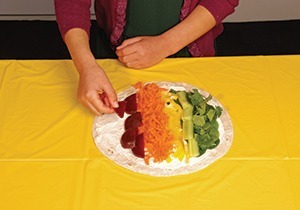How to make a rainbow wrap